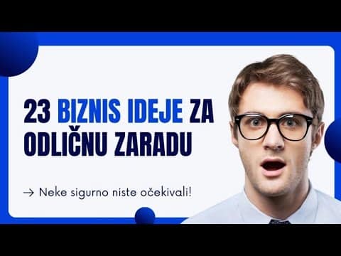 Video Thumbnail: Poslovne ideje/ Najprofitabilnije ideje za posao